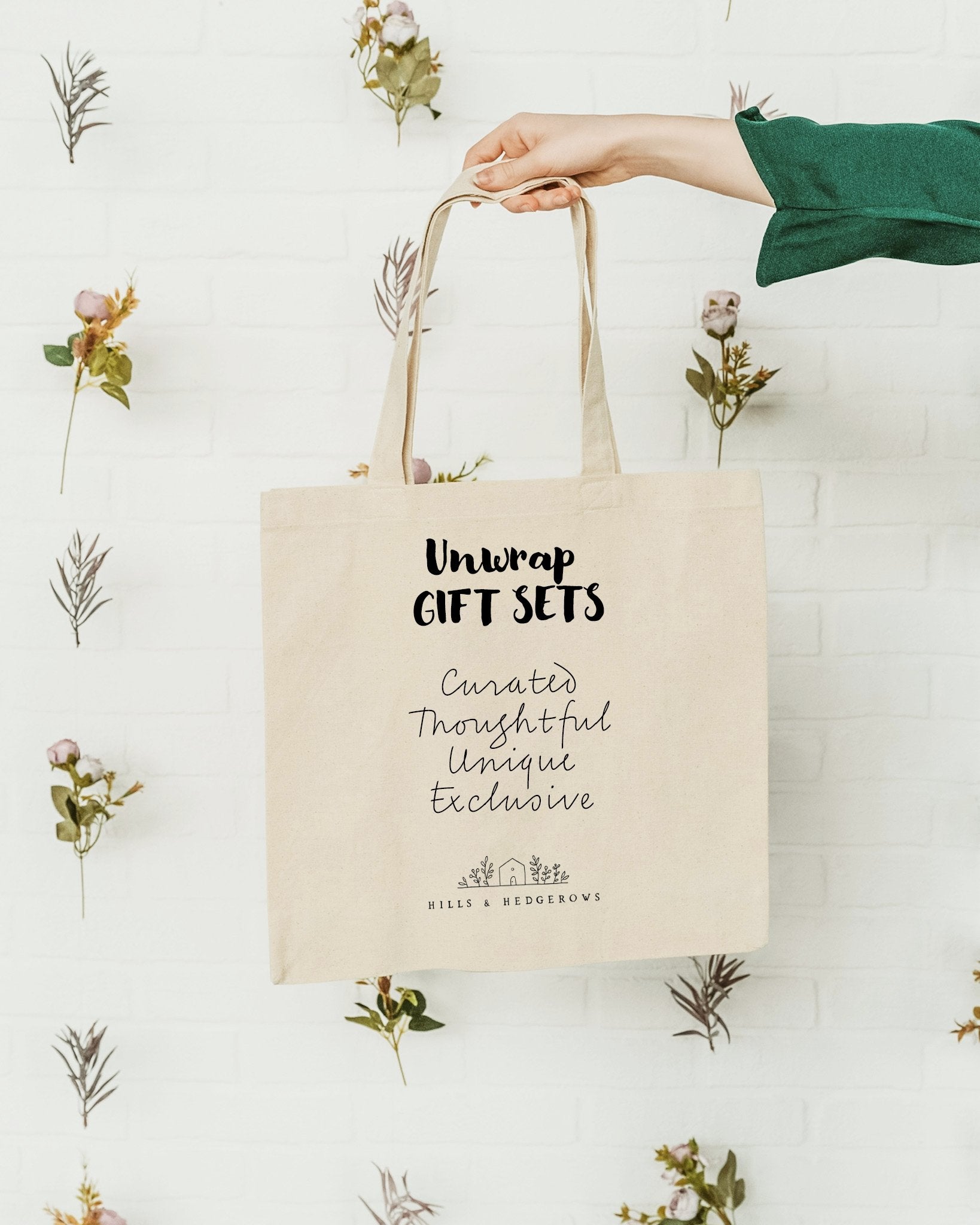 Thoughtful and handcrafted Curated Gift sets by Hills and hedgerows 