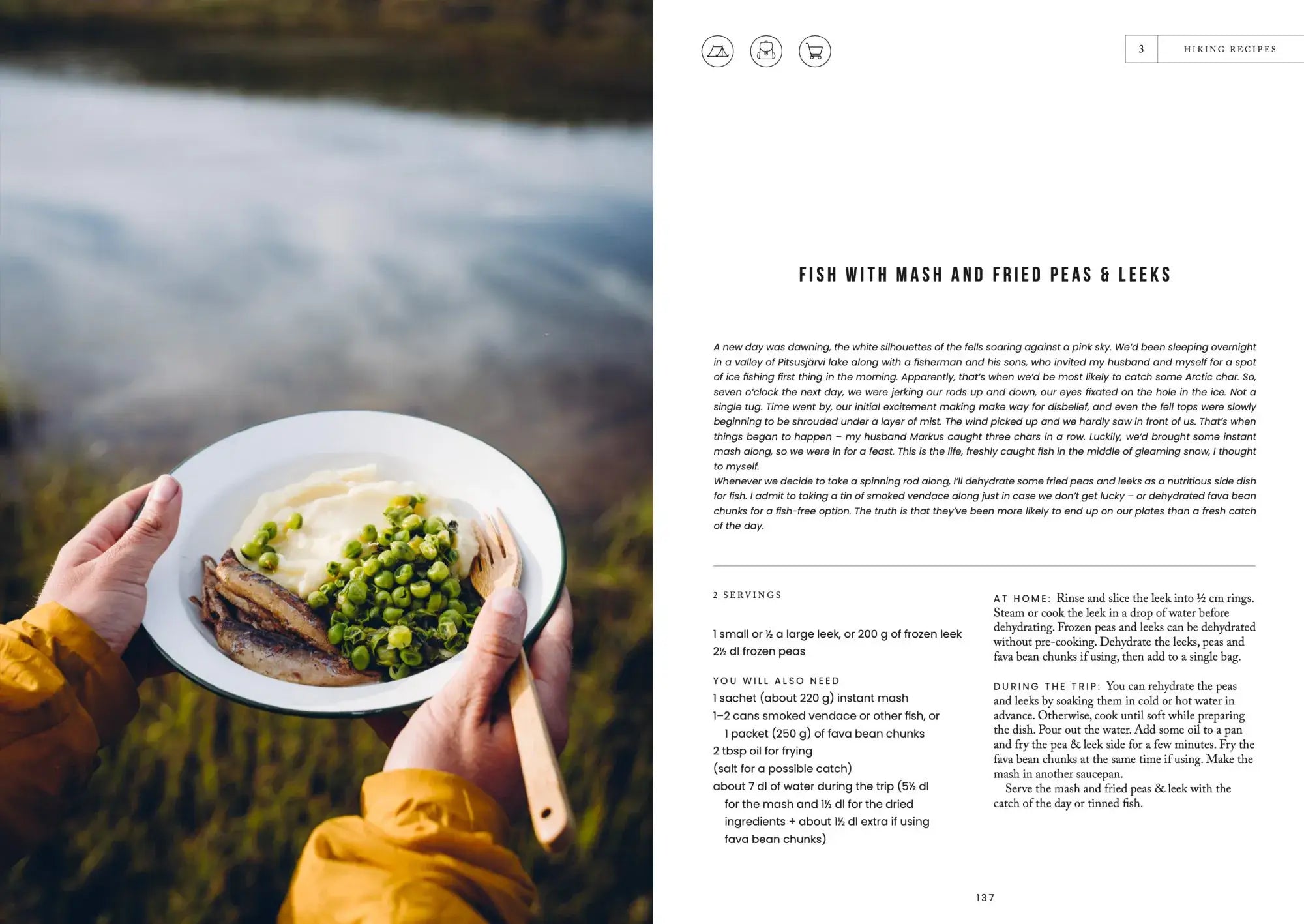 Food in the Woods: Vegetarian Recipes for Hikes & Wilderness | 60 Nourishing Dishes