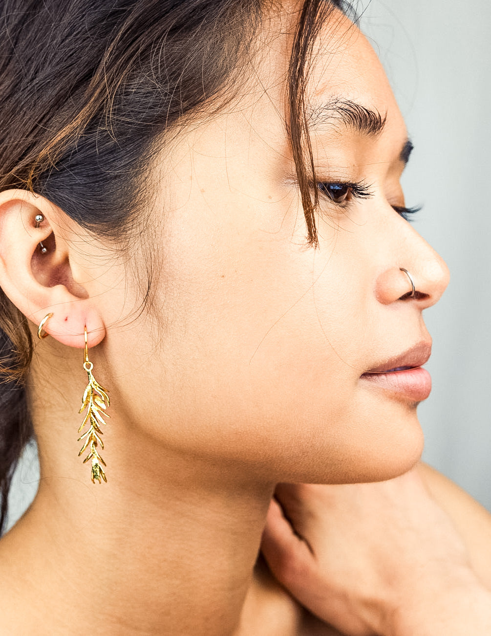 Sprig of Rosemary Earrings