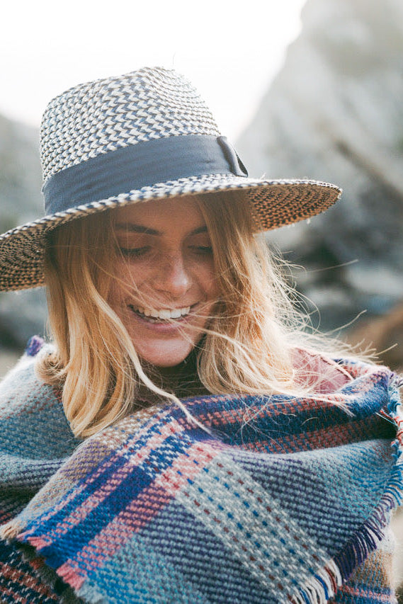 Random Recycled Wool Picnic Blanket - Atlantic Blankets