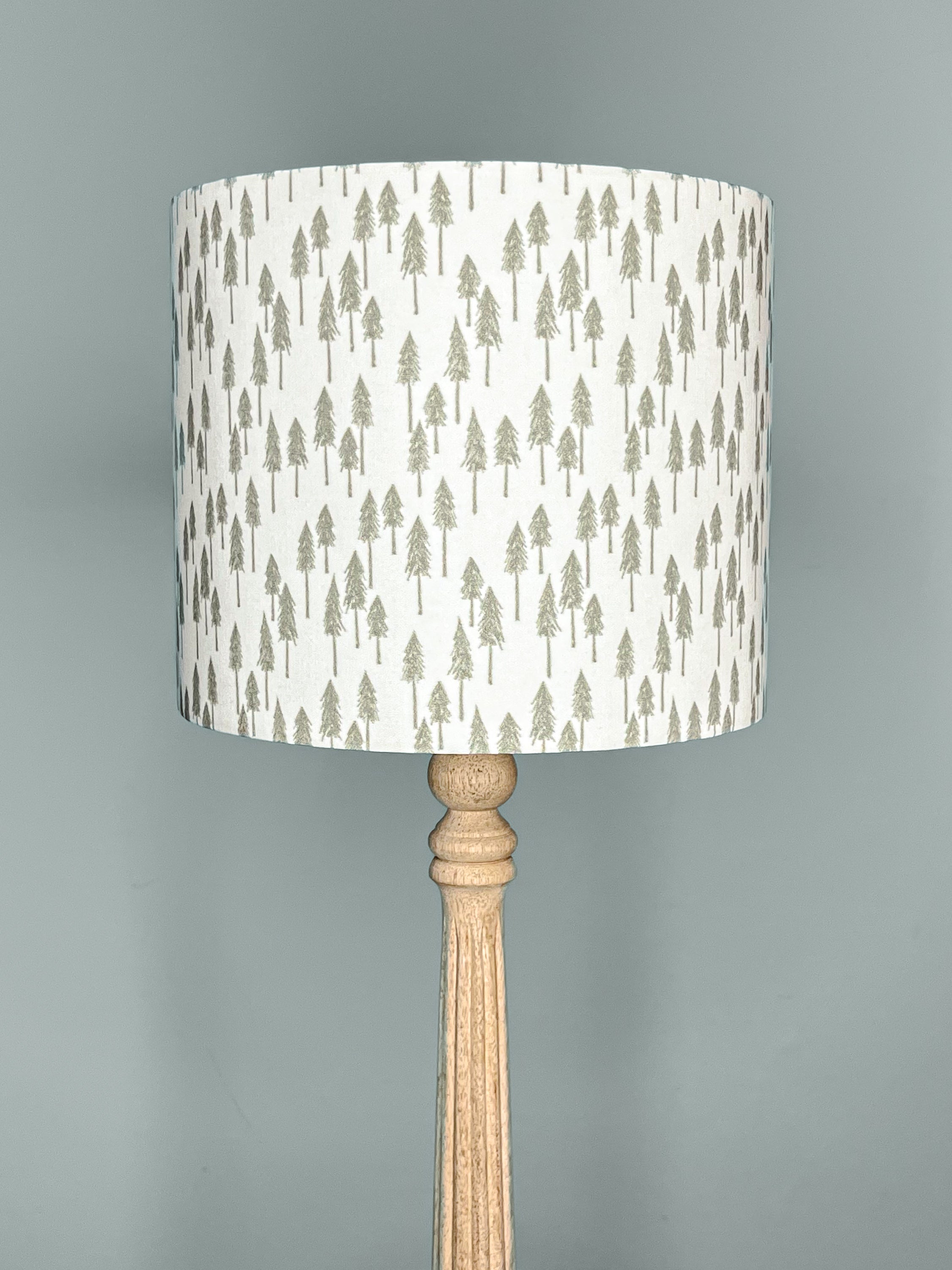 Handmade Lampshade | Evergreen Forest Pattern