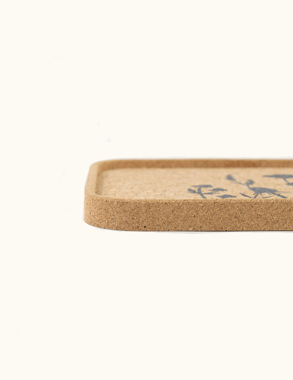 LIGA Wildflower Tray - Eco-Friendly Cork Serving Tray